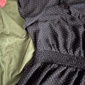 Cute Flowey Polk dot shirt from Torrid